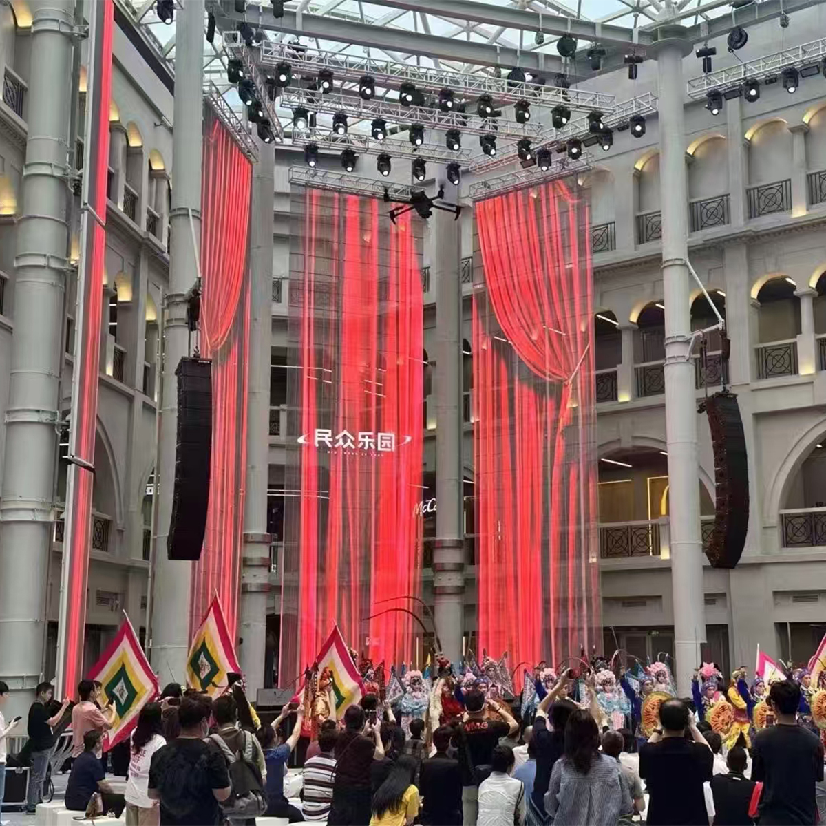 1000*1000mm透明显示屏