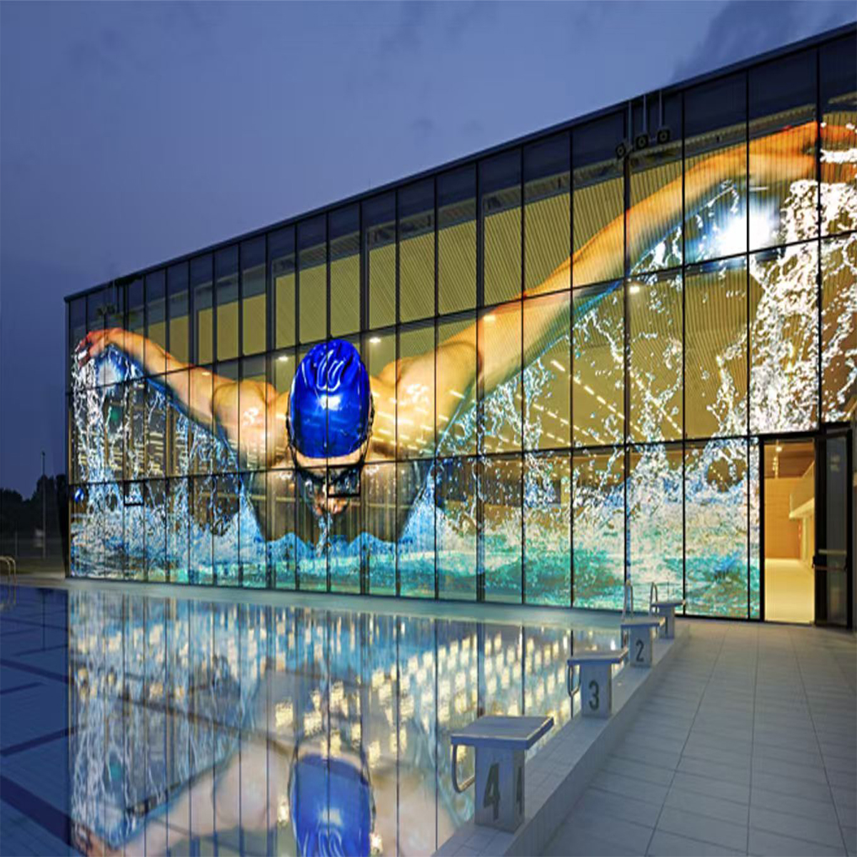 1000*1000mm透明显示屏