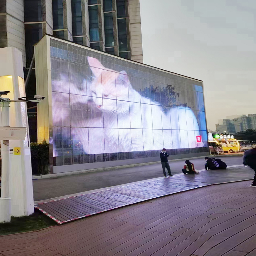 1000*1000mm透明显示屏 1000*1000mm透明显示屏