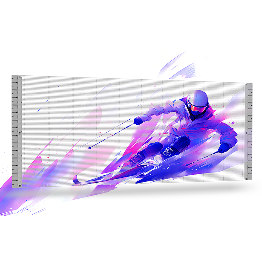 LED transparent film screen