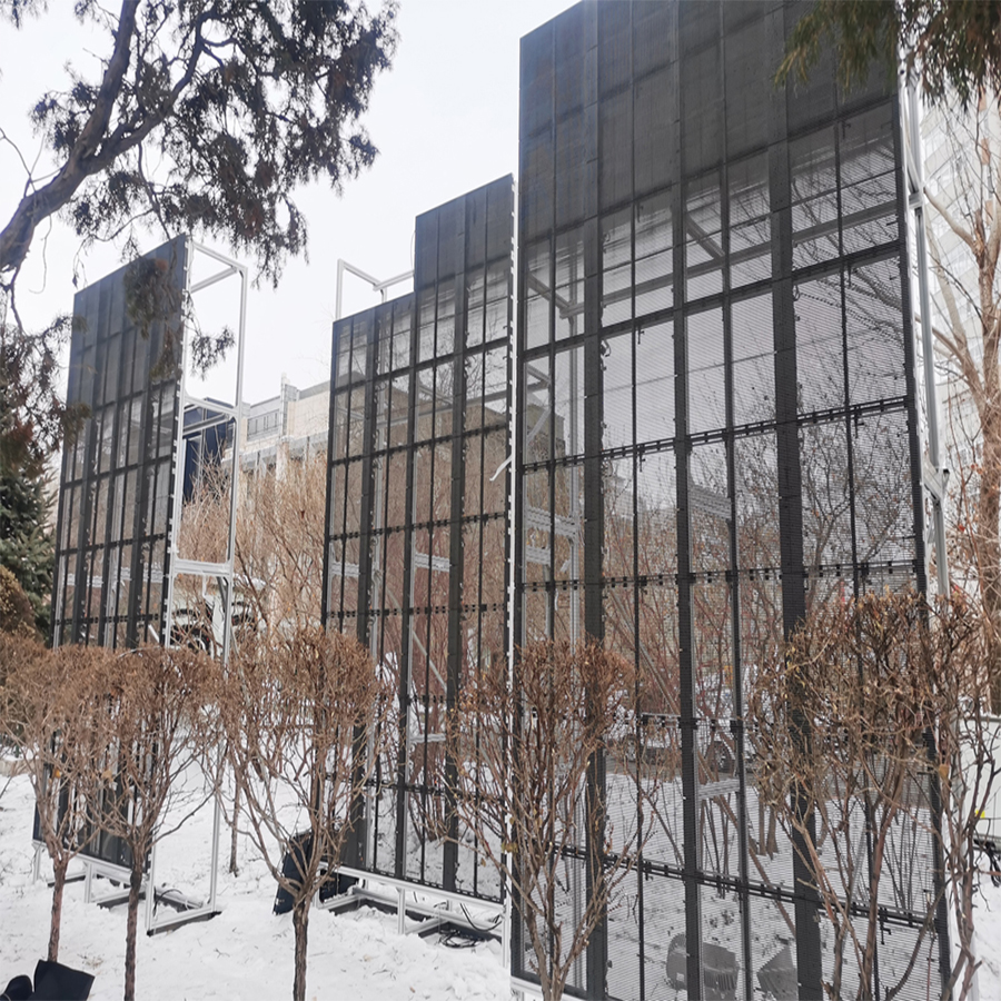 LED户外防水透明屏