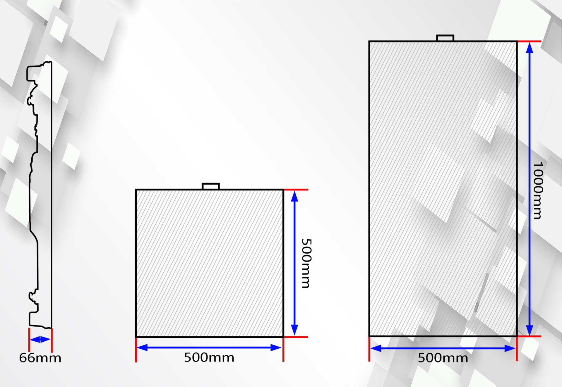 500*1000mm LED舞台屏