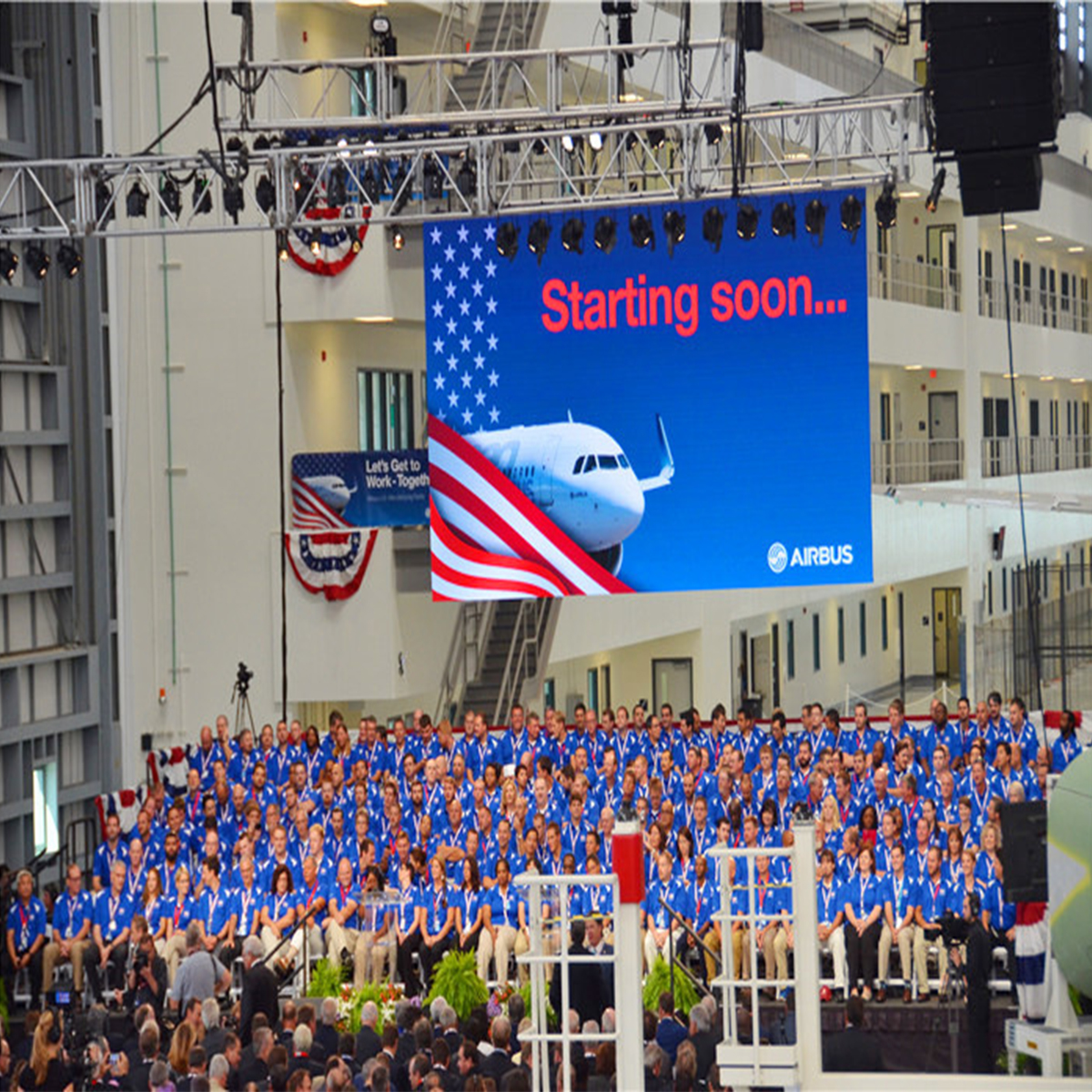 500*1000mm LED舞台屏