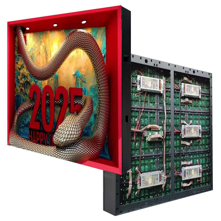 Outdoor simple box LED display