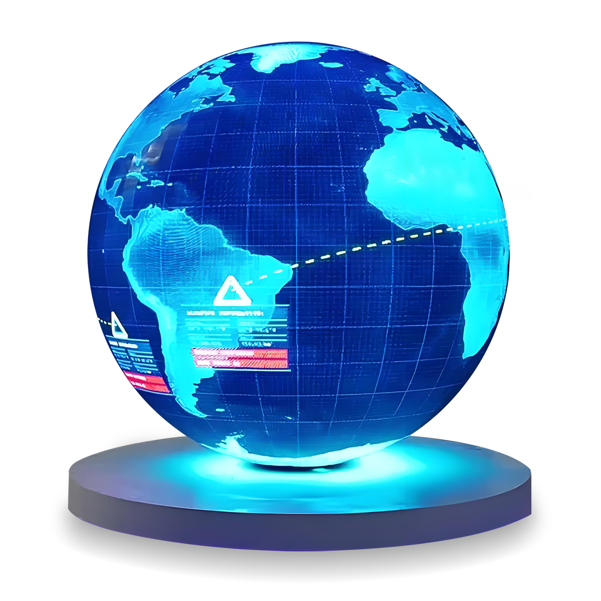 LED floor standing dome display