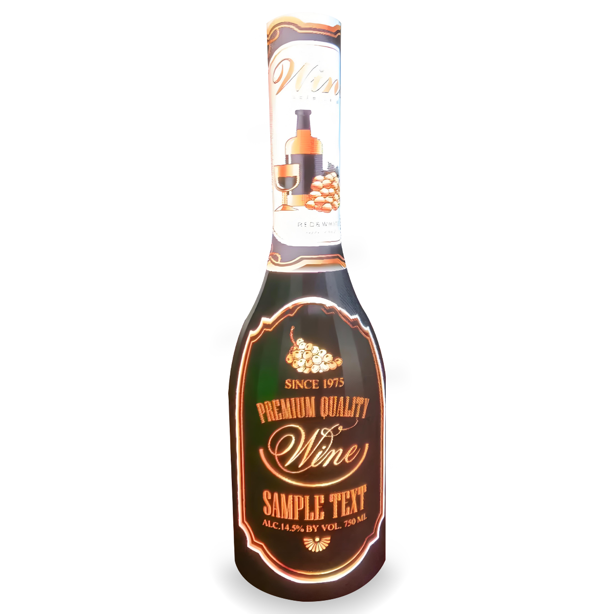 LED Wine Bottle Display