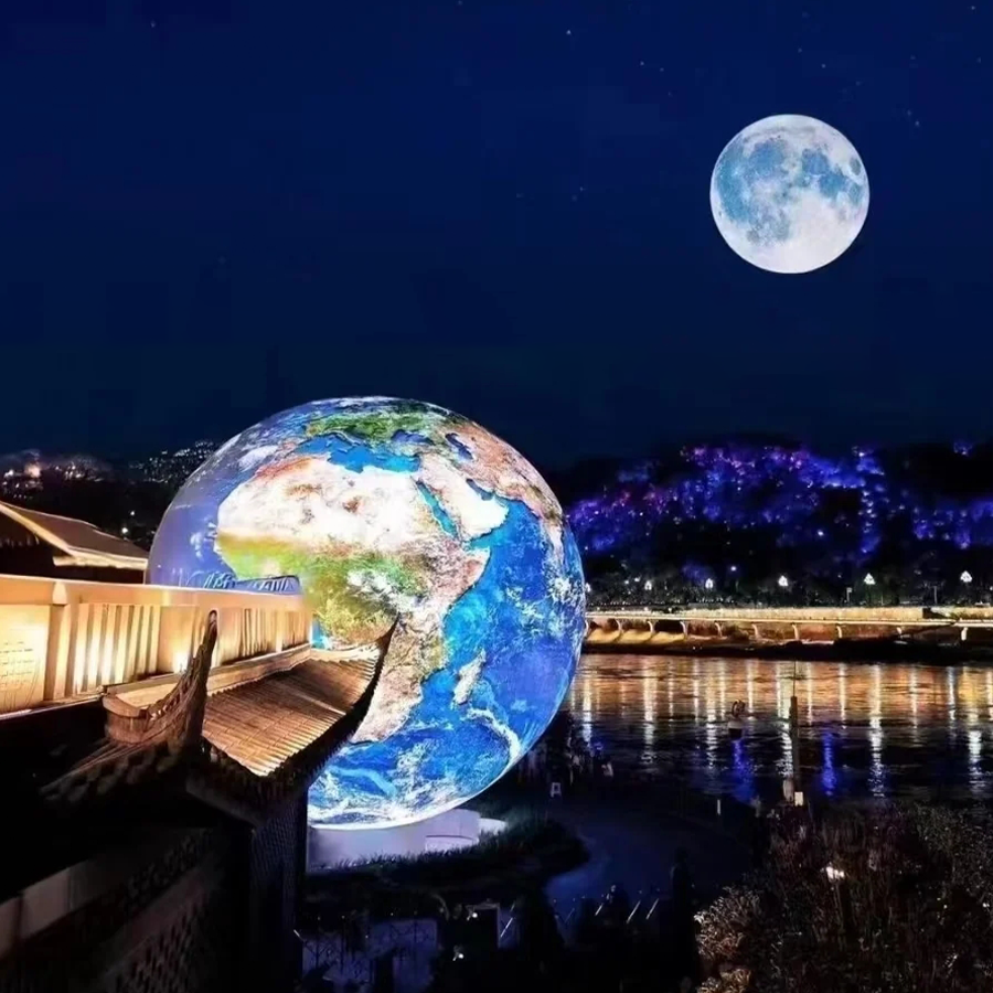 LED户外球形屏